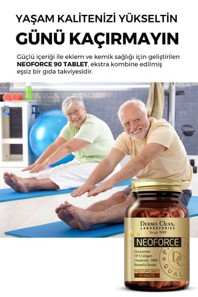 NEOFORCE GLUCOSAMİNE, CHONOROİTİN MSM, TİP 2 COLLAGEN, HYALURONİC ACİD 90 TABLET
