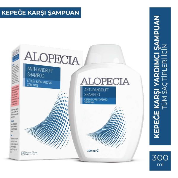 ALOPECİA ANTİDANDURUF KEPEĞE KARŞI ETKİLİ ŞAMPUAN 300 ML