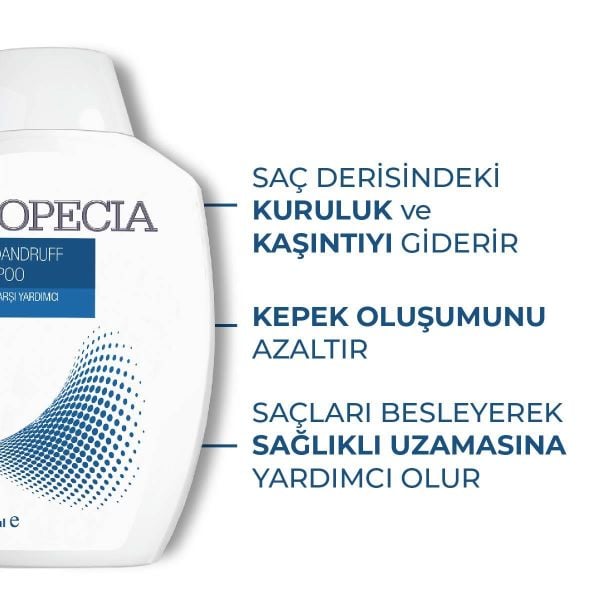 ALOPECİA ANTİDANDURUF KEPEĞE KARŞI ETKİLİ ŞAMPUAN 300 ML