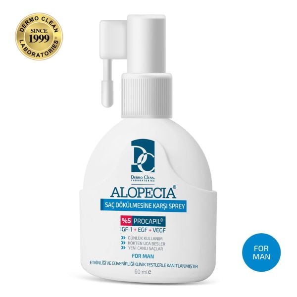 ALOPECİA PROCAPİL VE IGF İÇERİKLİ ERKEK SAÇ SPREY (SERUM) 60 ML