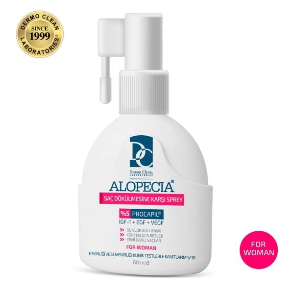 ALOPECİA PROCAPİL VE IGF İÇERİKLİ KADIN SAÇ SPREY (SERUM) 60 ML