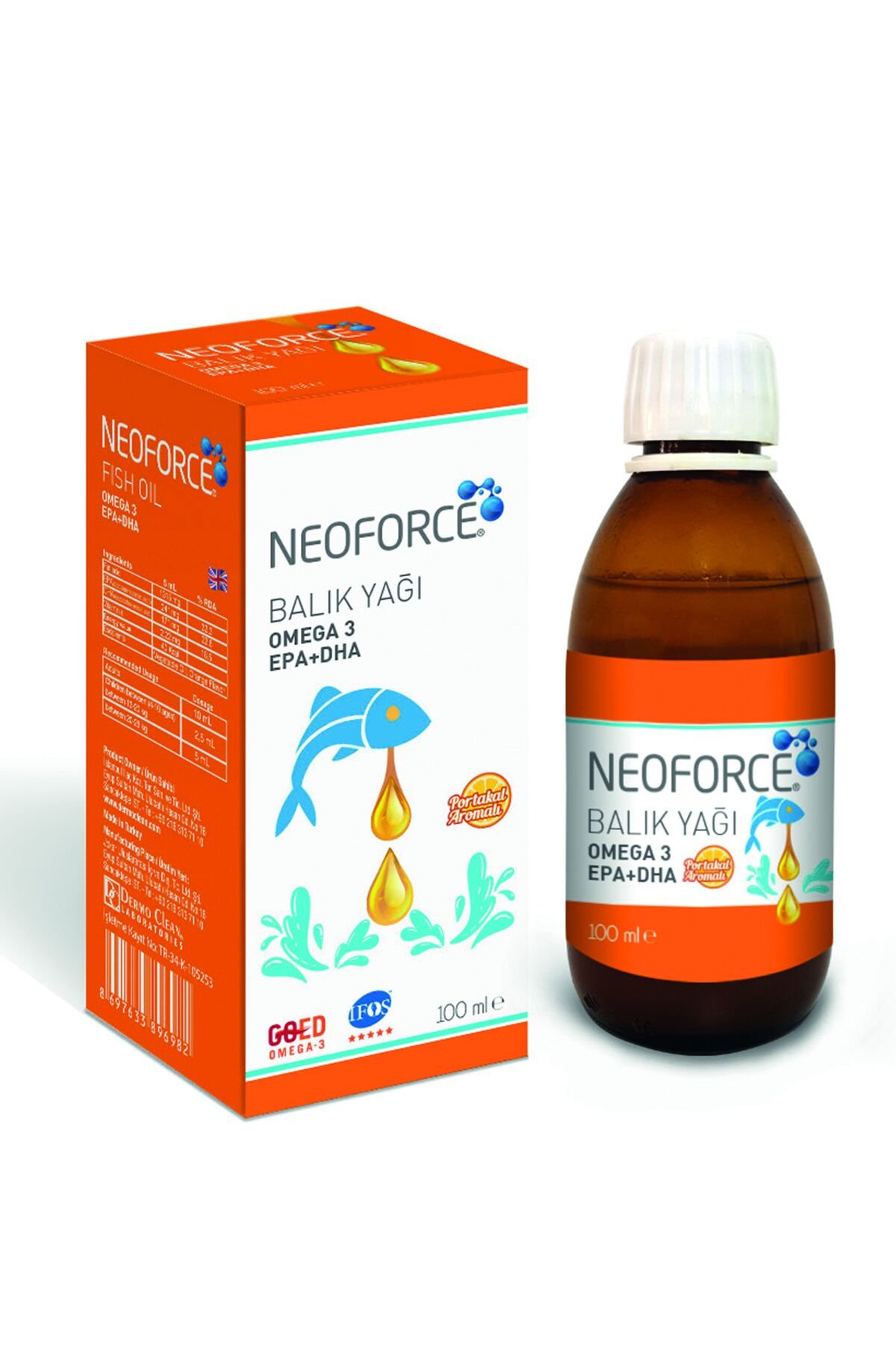 NEOFORCE FISH OIL OMEGA 3 EPA+ DEHA 100ML
