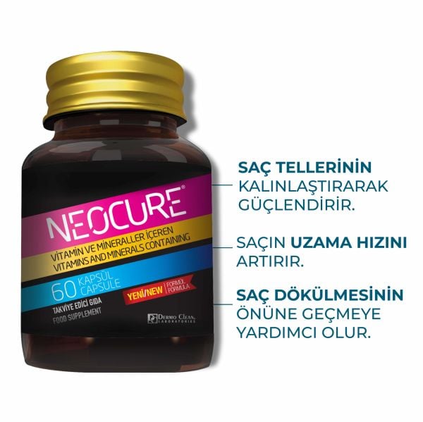 DERMO CLEAN NEOCURE SAÇ EKİMİ SONRASI VİTAMİN 60 TABLET