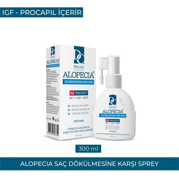 ALOPECİA ERKEK PROCAPİL VE IGF İÇERİKLİ SERUM VE ŞAMPUAN SETİ