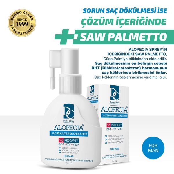 ALOPECİA ERKEK PROCAPİL VE IGF İÇERİKLİ SERUM VE ŞAMPUAN SETİ
