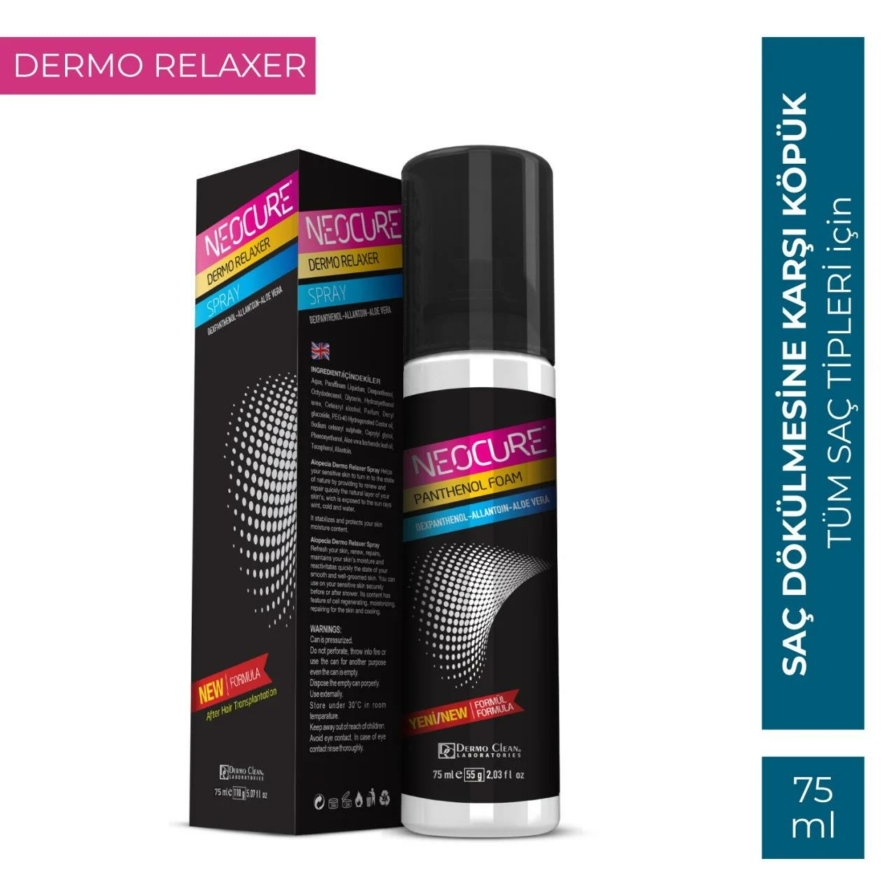 DERMO CLEAN NEOCURE SAÇ EKİMİ SONRASI PANTHENOL KÖPÜK 75 ML