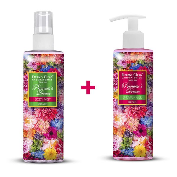 DERMO CLEAN PRİNCESS'S DREAM SHOWER GEL + BODY MİST 200 ML