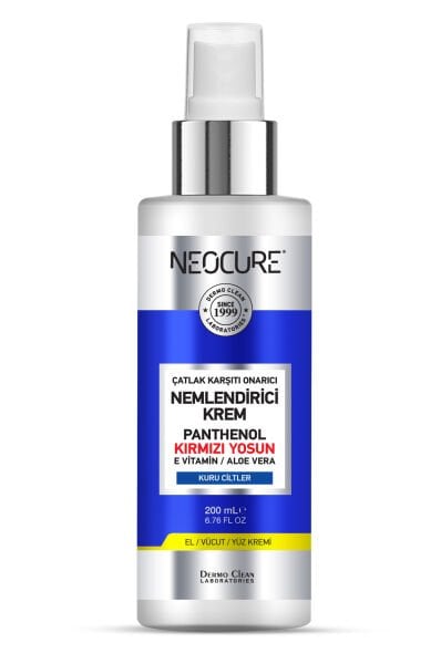 NEOCURE KURU CİLTLER İÇİN PANTHENOL VÜCUT NEMLENDİRİCİ MOISTURIZING CREAM 200 ML