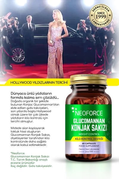NEOFORCE GLUCOMANNAN KONJAK SAKIZI + NEOCURE ANTİ SELÜLİT TERMAL KREM 200 ML
