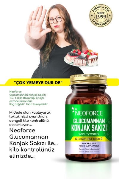 NEOFORCE GLUCOMANNAN KONJAK SAKIZI + NEOCURE ANTİ SELÜLİT TERMAL KREM 200 ML