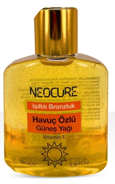 NEOCURE IŞILTILI BRONZLUK KAKAO VE HAVUÇ ÖZLÜ GÜNEŞ YAĞI 100 ML - 2'Lİ SET