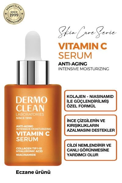 DERMO CLEAN ANTI AGING VİTAMİN C SERUM 30 ML