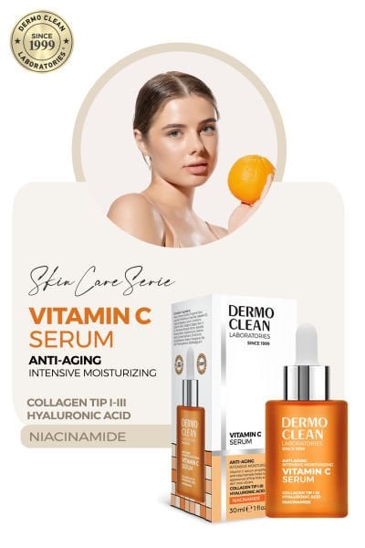 DERMO CLEAN ANTI AGING VİTAMİN C SERUM 30 ML