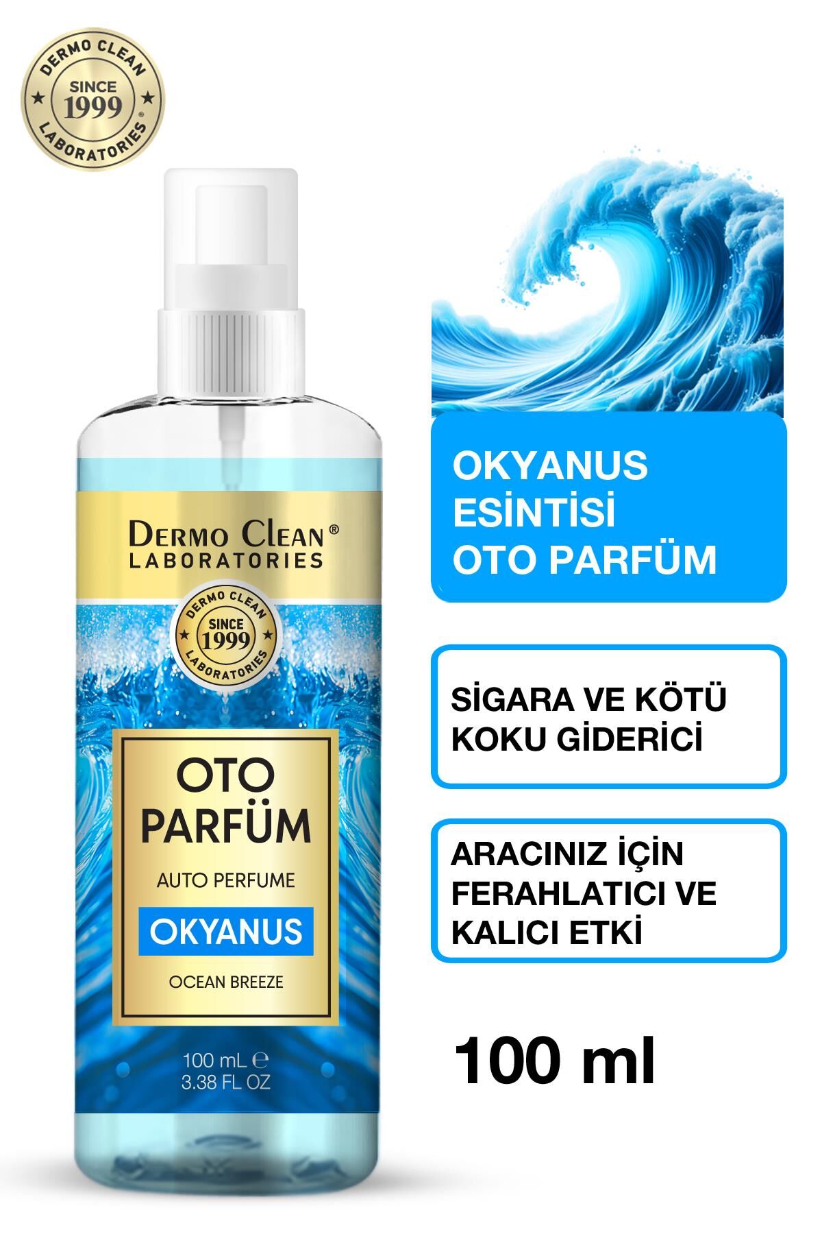 DERMO CLEAN OTO PARFÜM OKYANUS ESİNTİSİ 100 ML