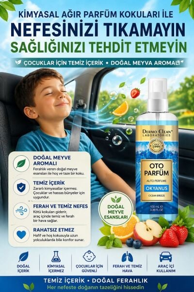 DERMO CLEAN OTO PARFÜM OKYANUS ESİNTİSİ 100 ML