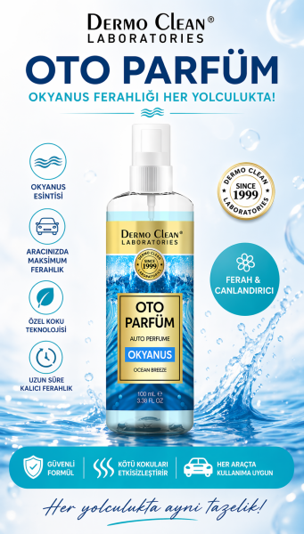 DERMO CLEAN OTO PARFÜM OKYANUS ESİNTİSİ 100 ML