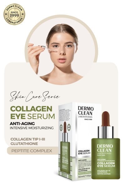 DERMO CLEAN ANTI AGING COLLAGEN EYE SERUM 30 ML + EYEVİSİON GÖZ ALTI MORLUK KREMİ 30 ML