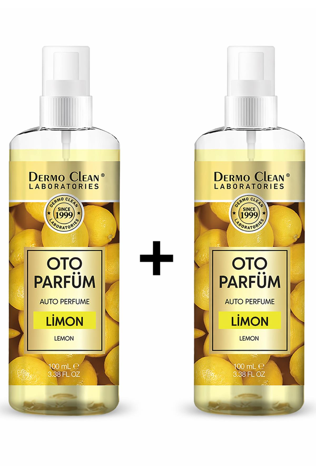 DERMO CLEAN DOĞAL MEYVE ÖZLÜ LİMON KOKULU OTO PARFÜM 100 ML