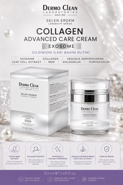 SELEN ERDEM EXOSOME COLLAGEN ADVANCED CARE YOĞUN NEMLENDİRİCİ BAKIM KREMİ 50 ML