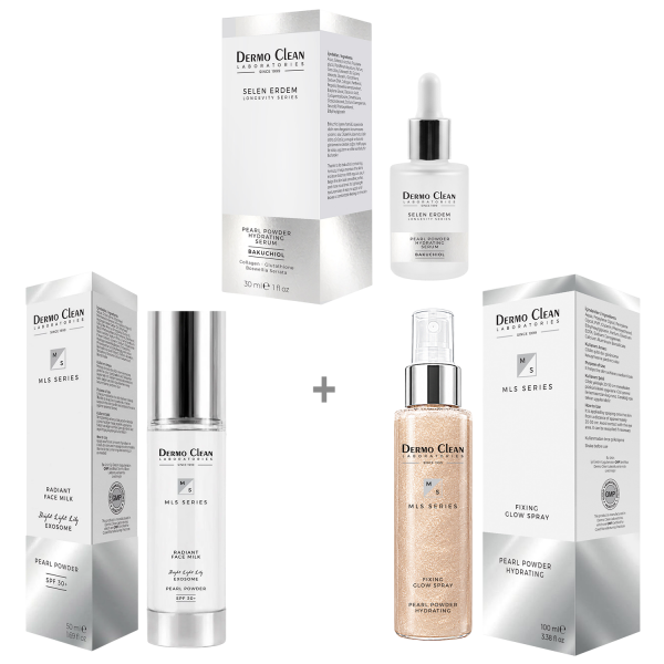 DERMO CLEAN CAM CİLT GLOSS SKIN EKSOZOMLU 3'LÜ CİLT BAKIM SETİ